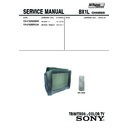 Sony KV-SR292M69K Service Manual