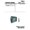 Sony KV-SR292M89K Service Manual