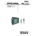 Sony KV-SR29M30A Service Manual