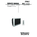 Sony KV-SR34M30A Service Manual