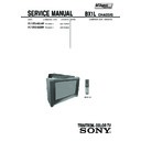 Sony KV-SR34M59K Service Manual