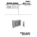 Sony KV-SW14M80 Service Manual