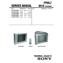 Sony KV-SW212M53 Service Manual