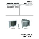 Sony KV-SW212N50 Service Manual