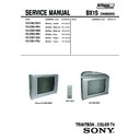 Sony KV-SW21M30 Service Manual
