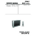 Sony KV-SW292M80 Service Manual
