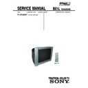 Sony KV-SW29M20 Service Manual