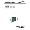 Sony KV-SW342M50 Service Manual