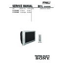 Sony KV-SW34M61 Service Manual