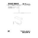 Sony KV-T21MN8 (serv.man2) Service Manual