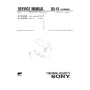 Sony KV-T21MN8 Service Manual