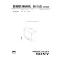 Sony KV-T21PF1 Service Manual