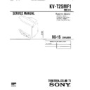 Sony KV-T25MF1 Service Manual