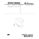 Sony KV-T25SN81 Service Manual