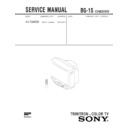 Sony KV-T25SZ8 Service Manual