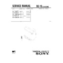 Sony KV-T29MF8 Service Manual