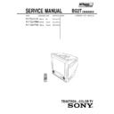 Sony KV-TG21L70 Service Manual