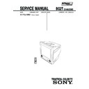 Sony KV-TG21M80 Service Manual