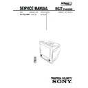 Sony KV-TG21M81 Service Manual