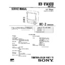 Sony KV-V1410U Service Manual