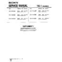 Sony KV-V1430A (serv.man2) Service Manual