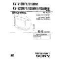 Sony KV-V16MF1 Service Manual