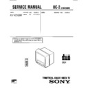 Sony KV-V2120K Service Manual