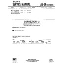 Sony KV-W2812U (serv.man3) Service Manual