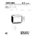 Sony KV-W2812U Service Manual
