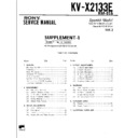 Sony KV-X2133E (serv.man2) Service Manual