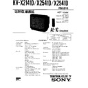 Sony KV-X2141D Service Manual