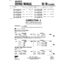 Sony KV-X2500B (serv.man3) Service Manual