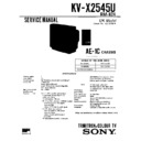 kv-x2545u service manual