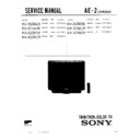 Sony KV-X2560B Service Manual