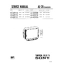 Sony KV-X2571A Service Manual