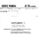 Sony KV-X2573B (serv.man2) Service Manual