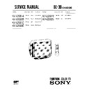 Sony KV-X2581A Service Manual