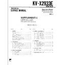 kv-x2933e service manual