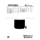 Sony KV-X2960B Service Manual