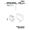 Sony KV-XA25M30A Service Manual