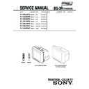Sony KV-XA25M50 Service Manual
