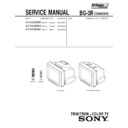 Sony KV-XA25M60 Service Manual