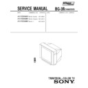 Sony KV-XG29M30 Service Manual