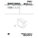 Sony KV-XG29M61 Service Manual