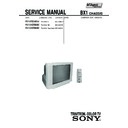 Sony KV-XR25M50 (serv.man2) Service Manual