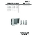 Sony KV-XR25M50 Service Manual