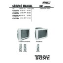 Sony KV-XR29K90 Service Manual