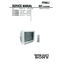 Sony KV-XR29M50 (serv.man3) Service Manual