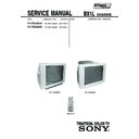 Sony KV-XR29M50 (serv.man4) Service Manual