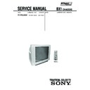 Sony KV-XR29M80 Service Manual